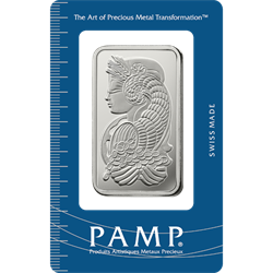 1 OZ SILVER BAR PAMP FORTUNA