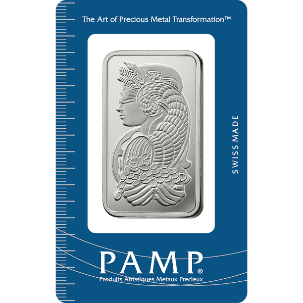 1 OZ SILVER BAR PAMP FORTUNA - Image 2