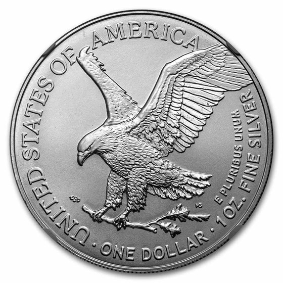 2025 1 OZ AMERICAN SILVER EAGLE NGC MS69 - Image 4