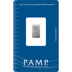 1 GRAM PLATINUM BAR PAMP FORTUNA