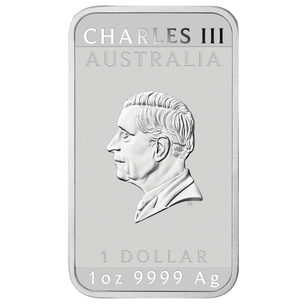 2026 1 OZ SILVER PERTH MINT DRAGON RECTANGULAR COIN - Image 3