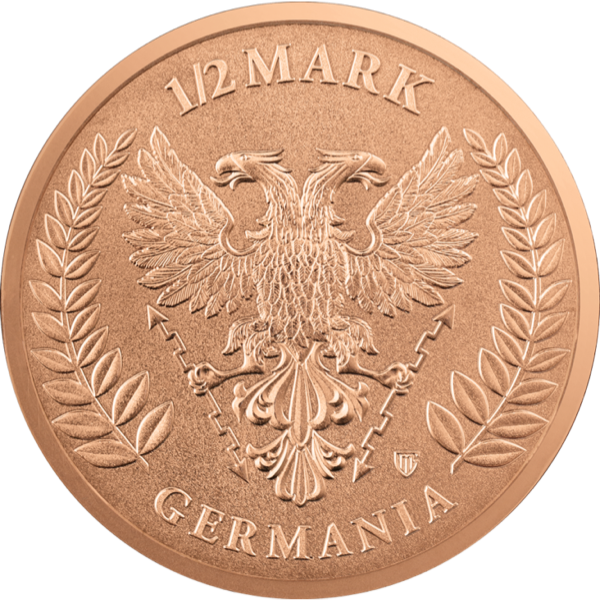 2026 1/2 OZ COPPER ROUND GERMANIA - Image 3