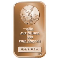 1 OZ COPPER BAR LIBERTAD