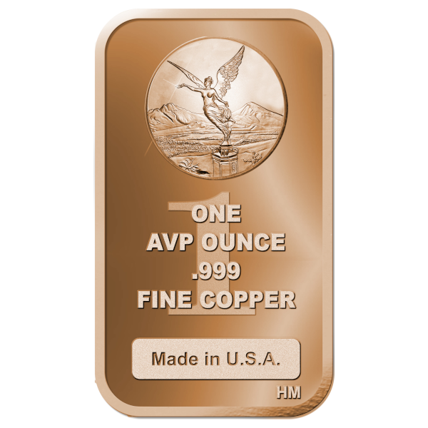 1 OZ COPPER BAR LIBERTAD - Image 2