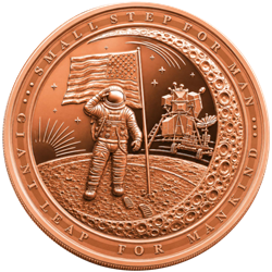 1 OZ COPPER ROUND GIANT LEAP